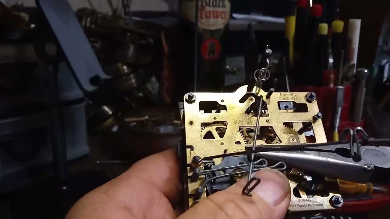 One possible solution to why your cuckoo clock stops cuckooing sometimes See description YouTube