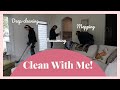 CLEAN with me! // 17-week pregnancy update, getting a HAIRCUT, and more...