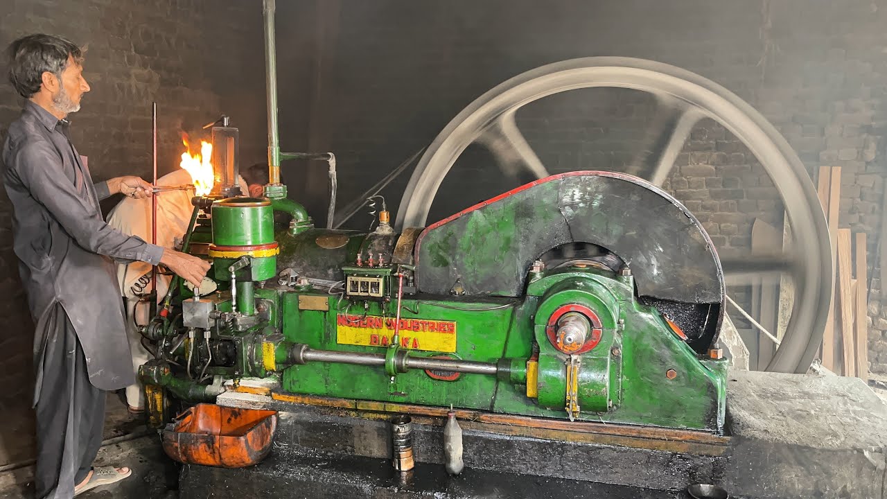 Production Of Flour For Eating 🥣 Humans Amazing Starting Desi Diesel