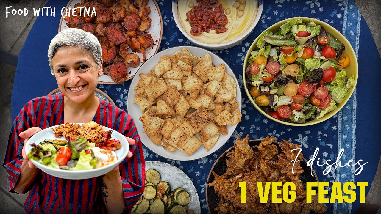 7-Dish Vegetarian FEAST! (Perfect Party Appetizers & Sides)