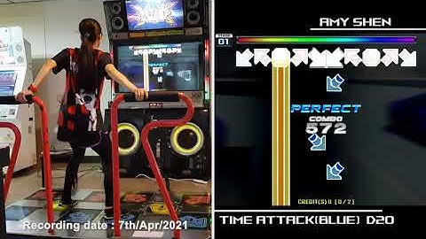 Time AttackBlue  - D20 - [Pump It Up Prime2]  - PIU - by Amy Shen