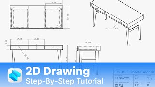 Создание производственных 2D-чертежей в Shapr3D | День № 10: Изучите Shapr3D за 10 дней для начинающих!