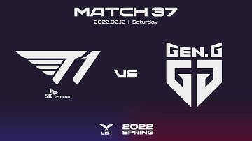 T1 vs. GEN | Match37 Highlight 02.12 | 2022 LCK Spring Split