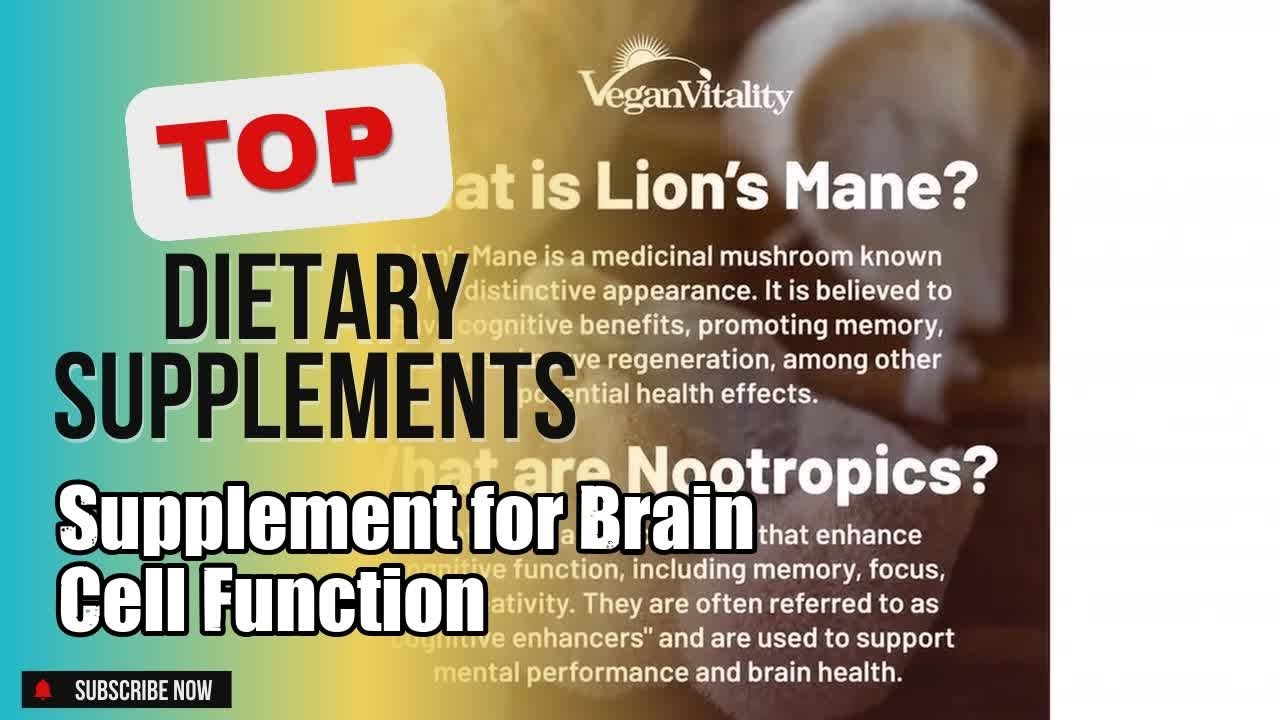Top 5 Dietary Supplements about Supplement for Brain Cell Function Best-loved of 2024