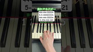 【走れマキバオー/F・MAP】簡単ピアノ(片手で弾ける) #ピアノ #弾ける #piano #弾いてみた #アニメ #平成アニメ #shorts – Con-affetto_piano