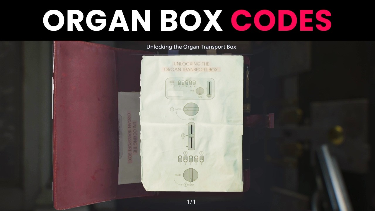 Re9 Box Code Resident Evil Requiem (RE9) - Find Organ Transport Box Codes | Destroy ...