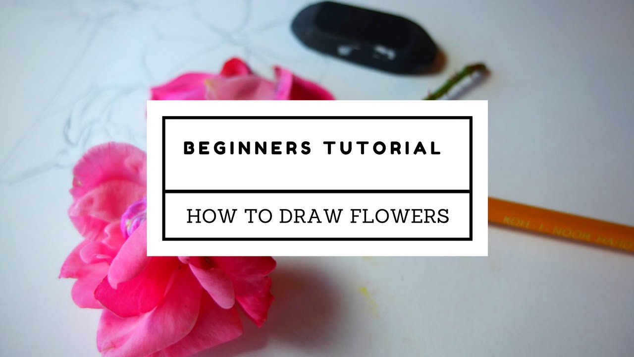 How to draw flower shapes - beginners drawing lesson - YouTube