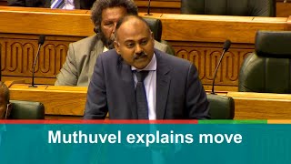 Muthuvel Explains Move