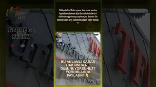 TFF'den Duygu Dolu Karar: Futbolda Saygı Duruşu! 🙏🇹🇷