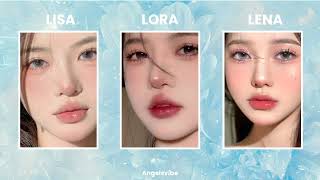 Sky-blue theme - Lisa , Lora , Lena 🩵🐚✨ 