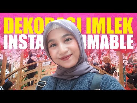 Dekorasi Cantik Bertema Imlek di Pondok Indah Mall