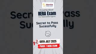 Secret to Pass Exam ? Knowing about RERA Exam for Real Estate Agents #reracompliance #RERAExam