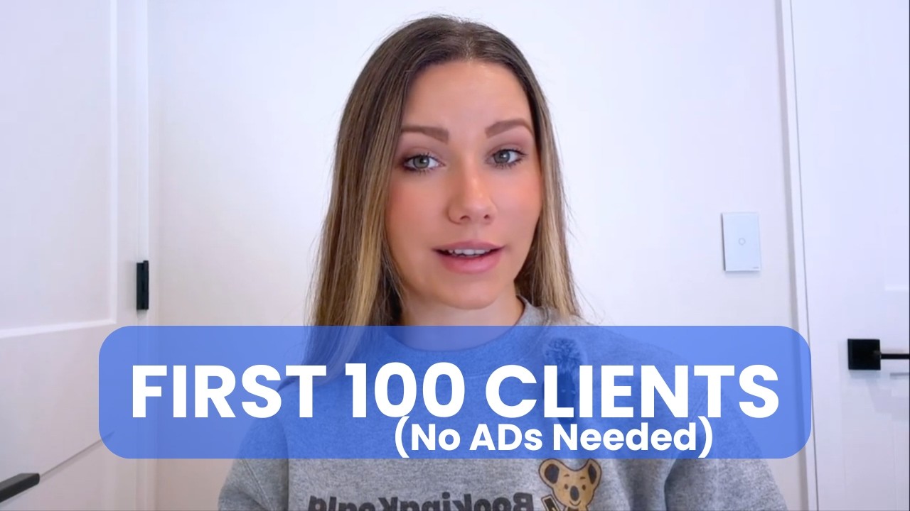 How to Get Your First 100 Clients (Without Ads) - YouTube
