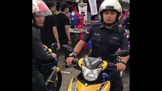 Abang Polis Pon Turun Support Even Sk10 Jb Tau