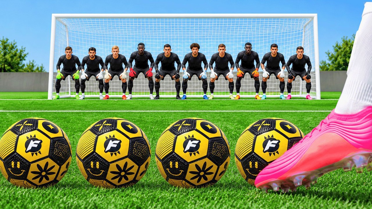 MAGIC FOOTBALL vs 10 PRO GOALKEEPERS