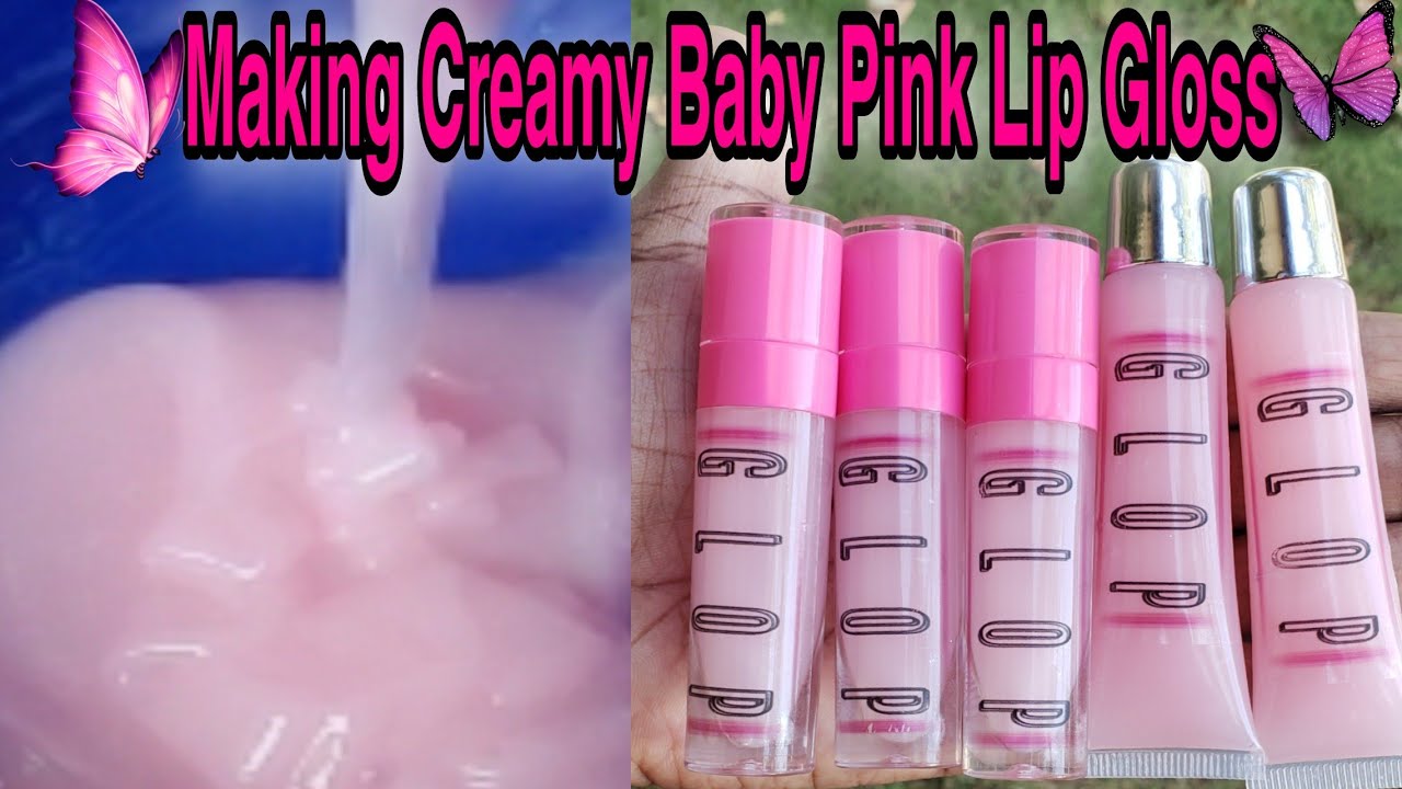 How to make creamy baby pink lip gloss Lip Gloss Business Wand Tubes