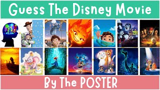 Can You Guess The Disney Movie From The Poster? 🔥| Disney Movie Quiz