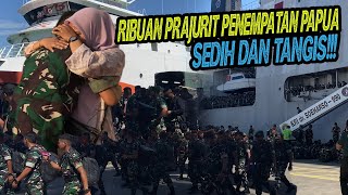 TANGIS DAN HARU!!! RIBUAN PRAJURIT BARU PENEMPATAN PAPUA BIKIN SEDIH l BATALYON TP