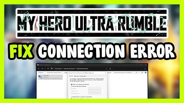 How to FIX MY HERO ULTRA RUMBLE Connection / Server Error!