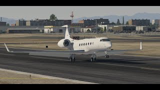 GLF550 Landing Breakdown Xplane 11