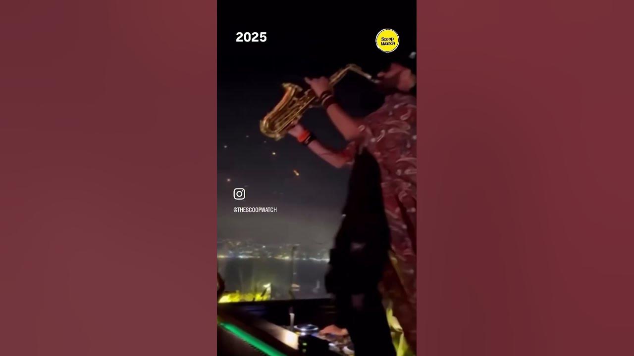 Lebanese saxophonist plays on as Iranian missiles hurtle towards Israel.#iran #israel