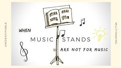 When Music Stands Are Not For Music  - Durasi: 3:26. 