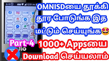 How to download 1000+Android apps in jiophone without omnisd in Tamil/part-4/Live proof.