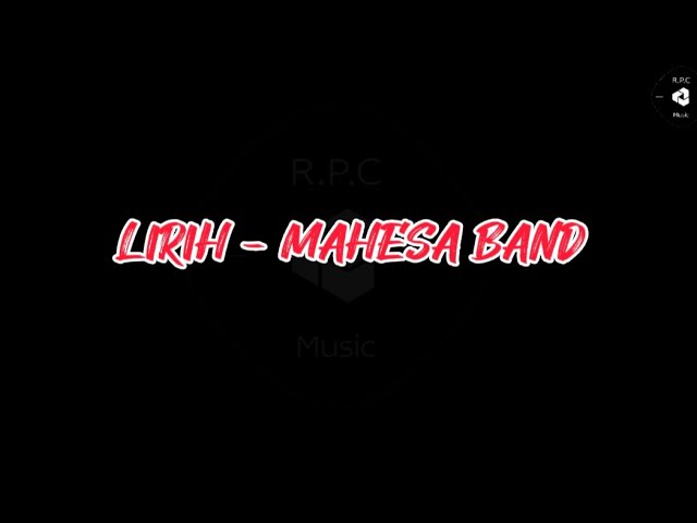 lirih - Mahesa band (band indie Sukabumi) class=