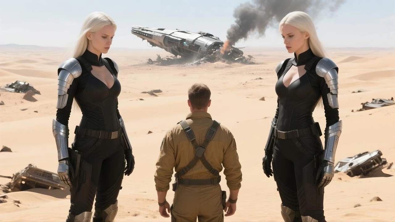 He Fixed Their Ship — And the Twin Alien Girls Asked If He’d Stay Forever!