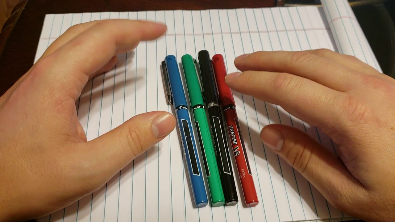 Pilot Precise V5 Colored Ink Pens 