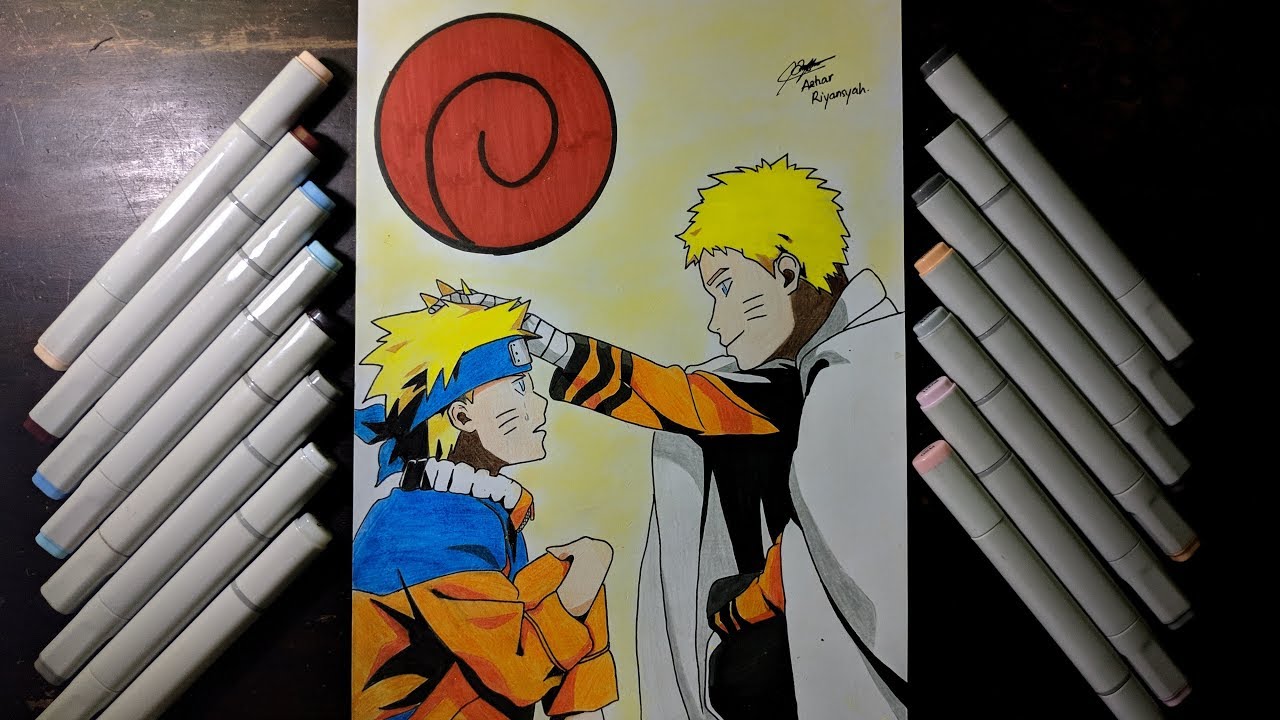 Speed Drawing - 7 Hokages (Naruto)  😱😱 Você ou seu filho ja pensou em  aprender a desenhar personagens famosos? É possível sem ir pra uma escola  de desenho cara e que