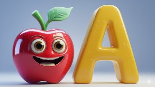 A for Apple B for Ball Phonics Song with Two Words ABC Alphabet Songs with Sounds for Kids Learning