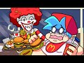 BOYFRIEND vs. McDONALD's! Friday Night Funkin' Logic | Cartoon Animation