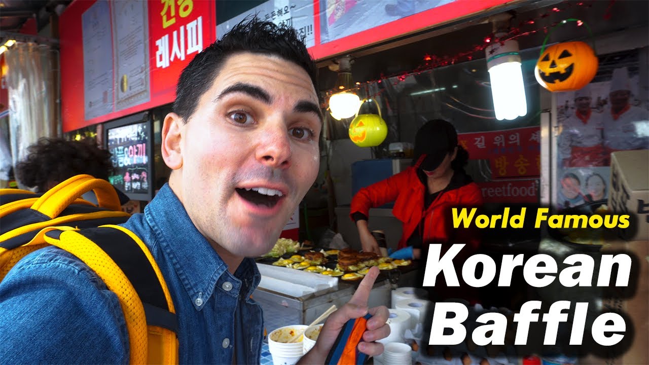 Eating the Baffle From Netflix Street Food Seoul, South Korea. YouTube