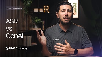 ASR vs GenAI