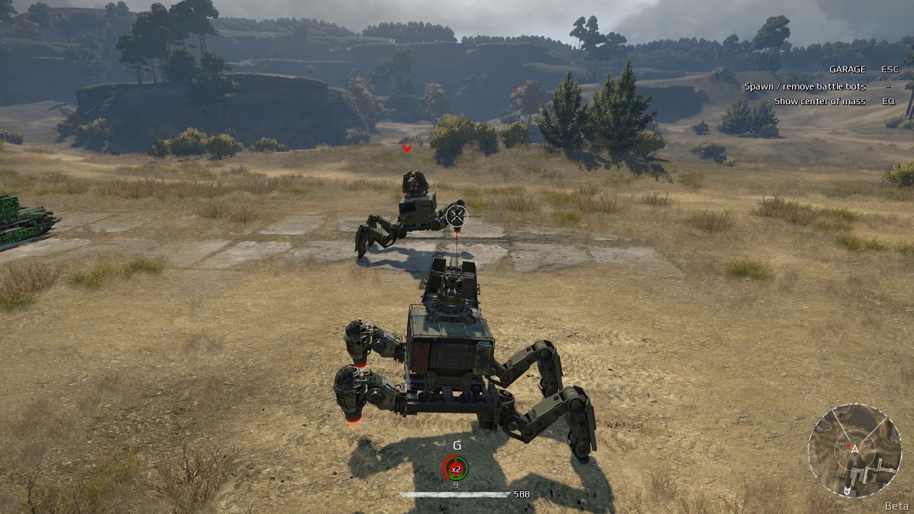 Crossout ML Legs and Hovers Damage Resistance
