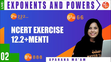 Exponents and Powers L-2| NCERT (Ex-12.2) & Menti Quiz | Class 8 Maths Chapter 12 | Vedantu Pirates
