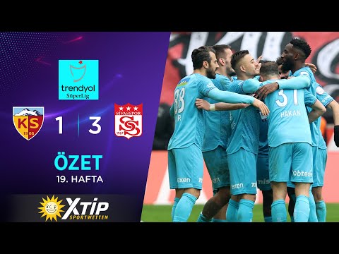 Merkur-Sports | Kayserispor (1-3) Sivasspor - Highlights/Özet | Trendyol Süper Lig - 2023/24