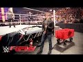 Dean Ambrose unterbricht Brock Lesnar & Paul Heyman: Raw, 28. März 2016