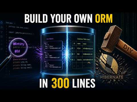 Java ORM from Scratch – Understand @Entity, @Id, @Column