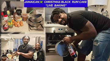 Watch Me & My Daughter Bake Our AUTHENTIC JAMAICAN 🇯🇲 CHRISTMAS "BLACK RUM CAKE" With No RECIPE 😱