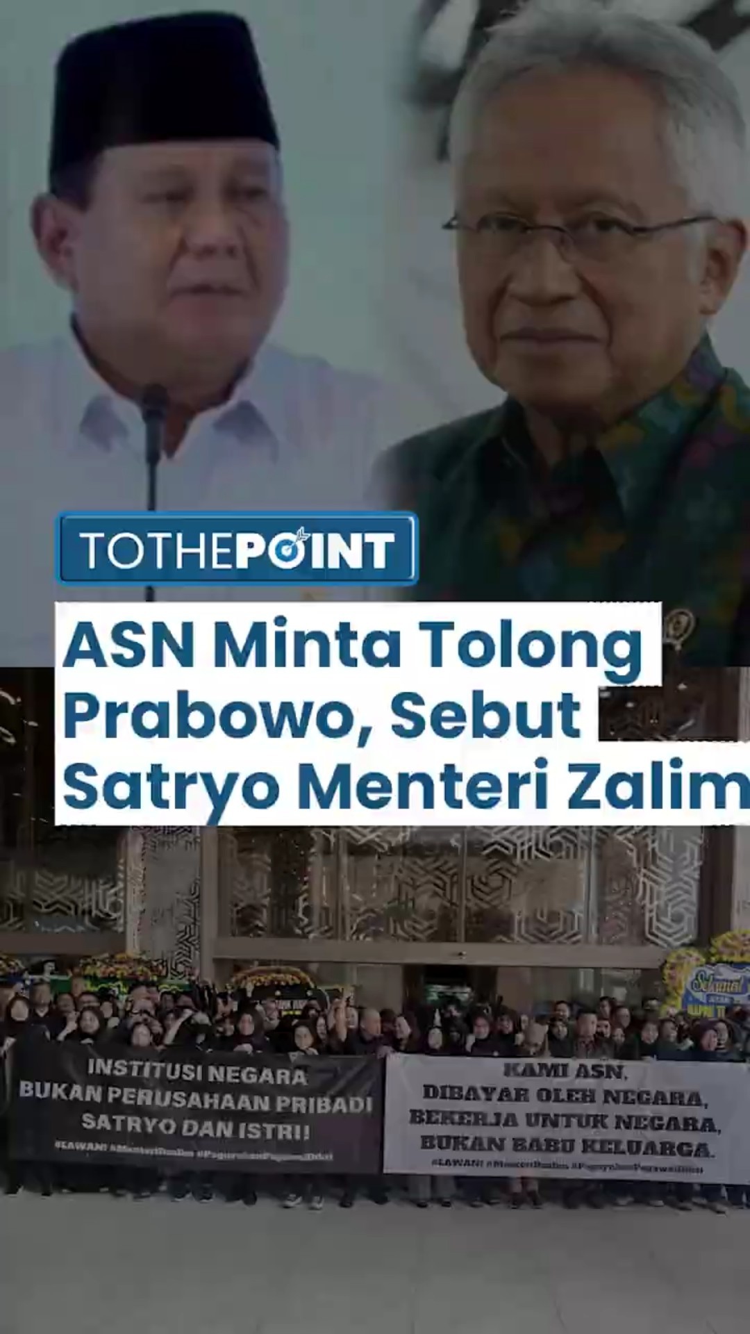 Disebut Menteri Zalim, Baru Beberapa Bulan Menjabat, Satryo Soemantri Brodjonegoro Didemo Para ASN