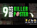 9 Rules I follow to make an eye catching Poster
