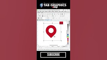 location Logo design idea 🌐 #coreldraw  #illustrator  #shorts #logodesign