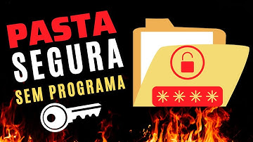 COMO COLOCAR SENHA EM PASTA NO PC SEM PROGRAMA (Fácil)