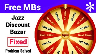 Jazz Discount Bazar Free Mbs Problem Fixed | Jazz Discount Bazar Spin & Win Mbs Fixed screenshot 3