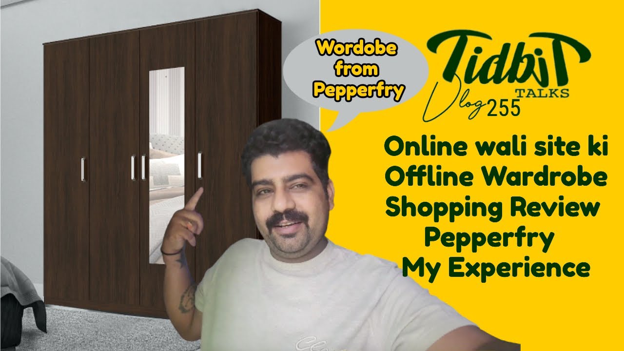 Offline Pepperfry Wardrobe Review and my experienceEasy Installation👌