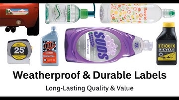 Northeast Commercial Printing - Custom Weatherproof & Durable Labels