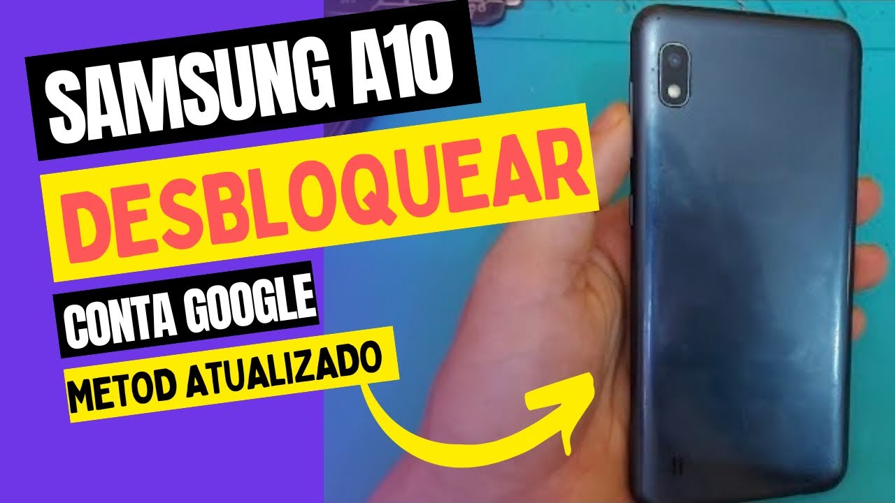 como remover a conta do Google Samsung Galaxy A10