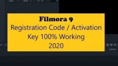 How to activate filmora 9 in 2 minutes for free 100% working 2020